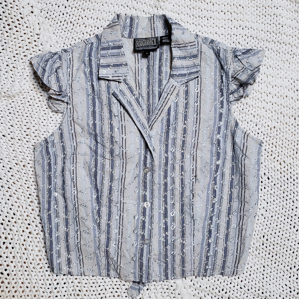4 for $12 🧚‍♀️ Embroidered Western Crop